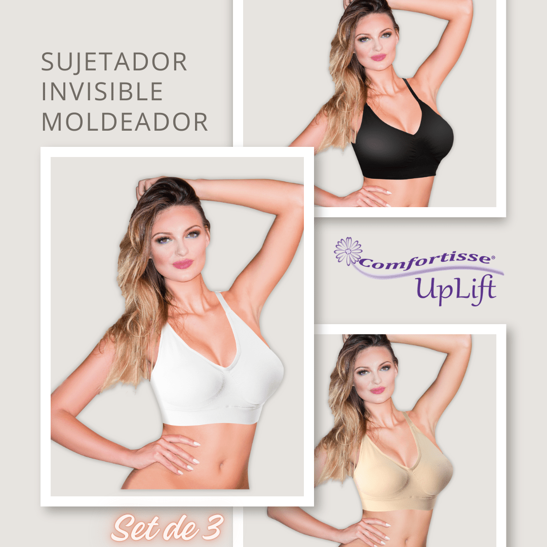 Set de 3 sujetadores sin costuras que modelan la figura. - Nemessis Shop®