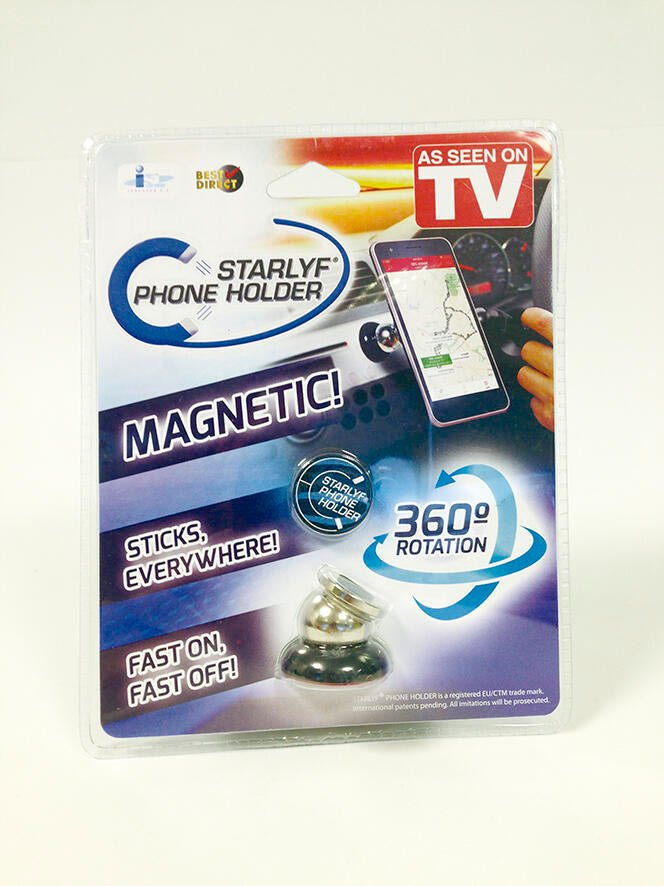 Soporte magnético universal para móvil con rotación 360° - Nemessis Shop