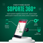 Soporte magnético universal para móvil con rotación 360° - Nemessis Shop
