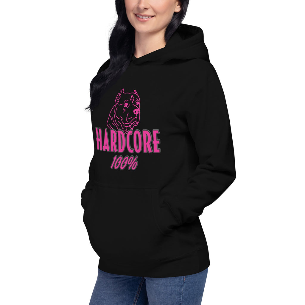 Sudadera con capucha Hardcore 100% - Nemessis Shop®