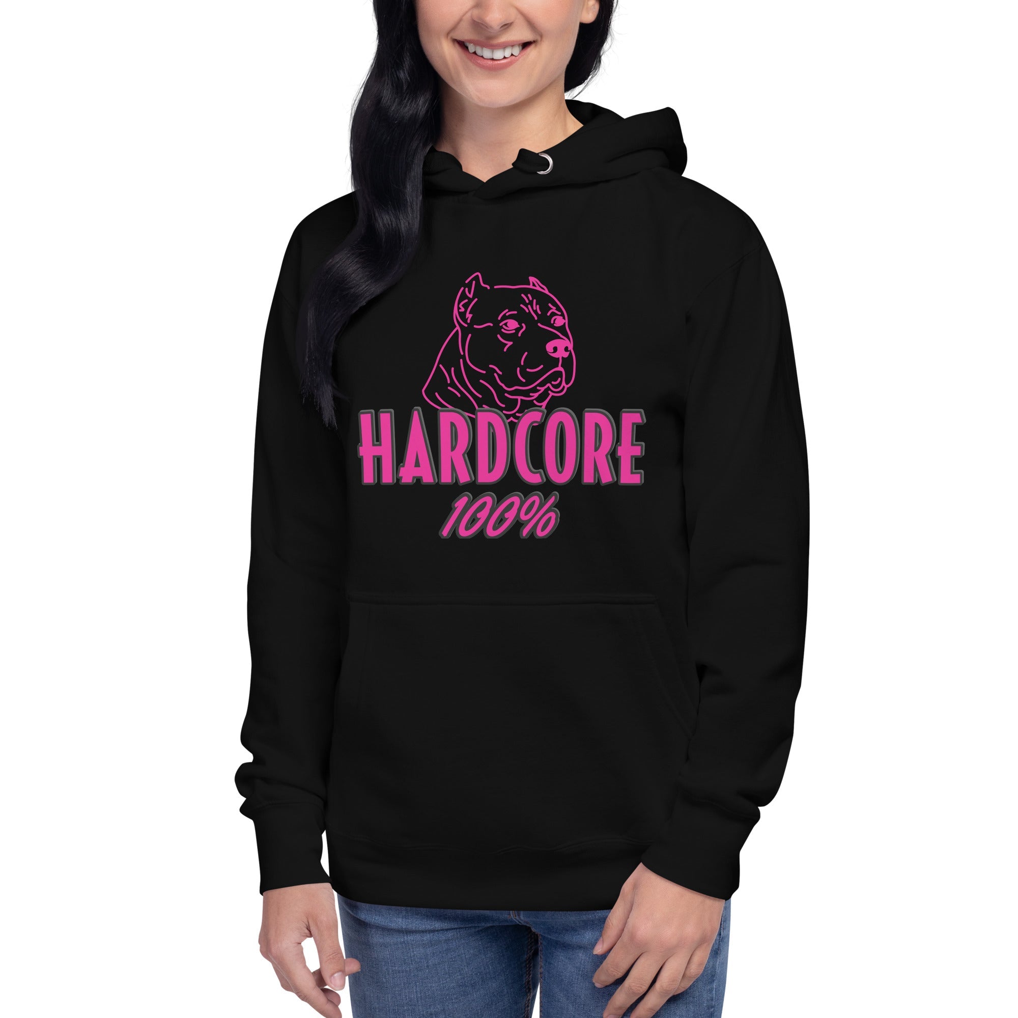 Sudadera con capucha Hardcore 100% - Nemessis Shop®