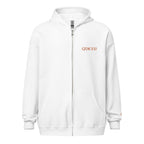 Sudadera gruesa unisex con capucha y cremallera BORDADO. Q'Dices? - Nemessis Shop