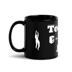 Taza negra brillante. Techno is Art - Nemessis Shop