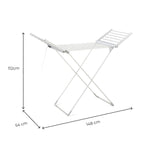 Tendedero Eléctrico Plegable con Alas, Pantalla Táctil, Temporizador y Control de Temperatura Warmmat 230 W 20 Barra - Nemessis Shop®