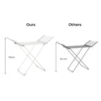 Tendedero Eléctrico Plegable con Alas, Pantalla Táctil, Temporizador y Control de Temperatura Warmmat 230 W 20 Barra - Nemessis Shop®