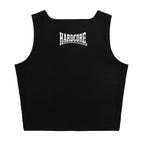 Top negro Hardcore Corto y ceñido - Nemessis Shop®