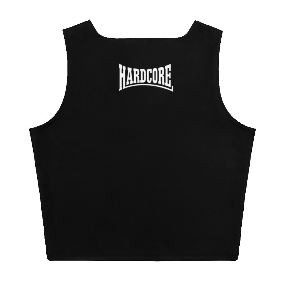 Top negro Hardcore Corto y ceñido - Nemessis Shop®