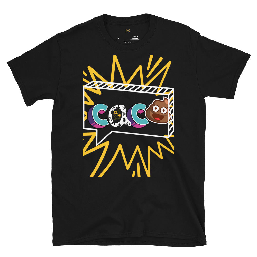 Caca. Camiseta manga corta unisex - algodón 100%