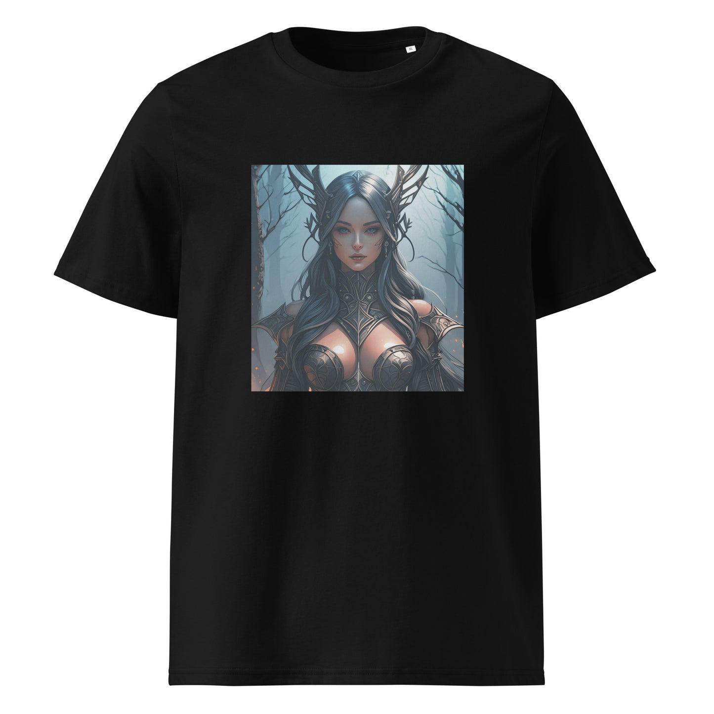 Camiseta de algodón orgánico unisex. Diosa Nemesis