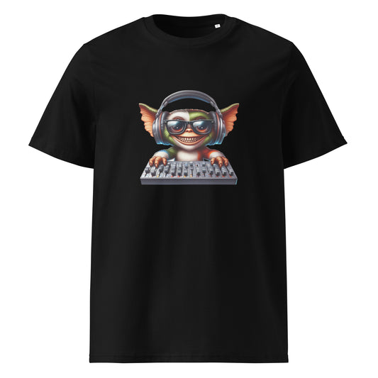 Unisex organic cotton t-shirt. Gremlin Dj