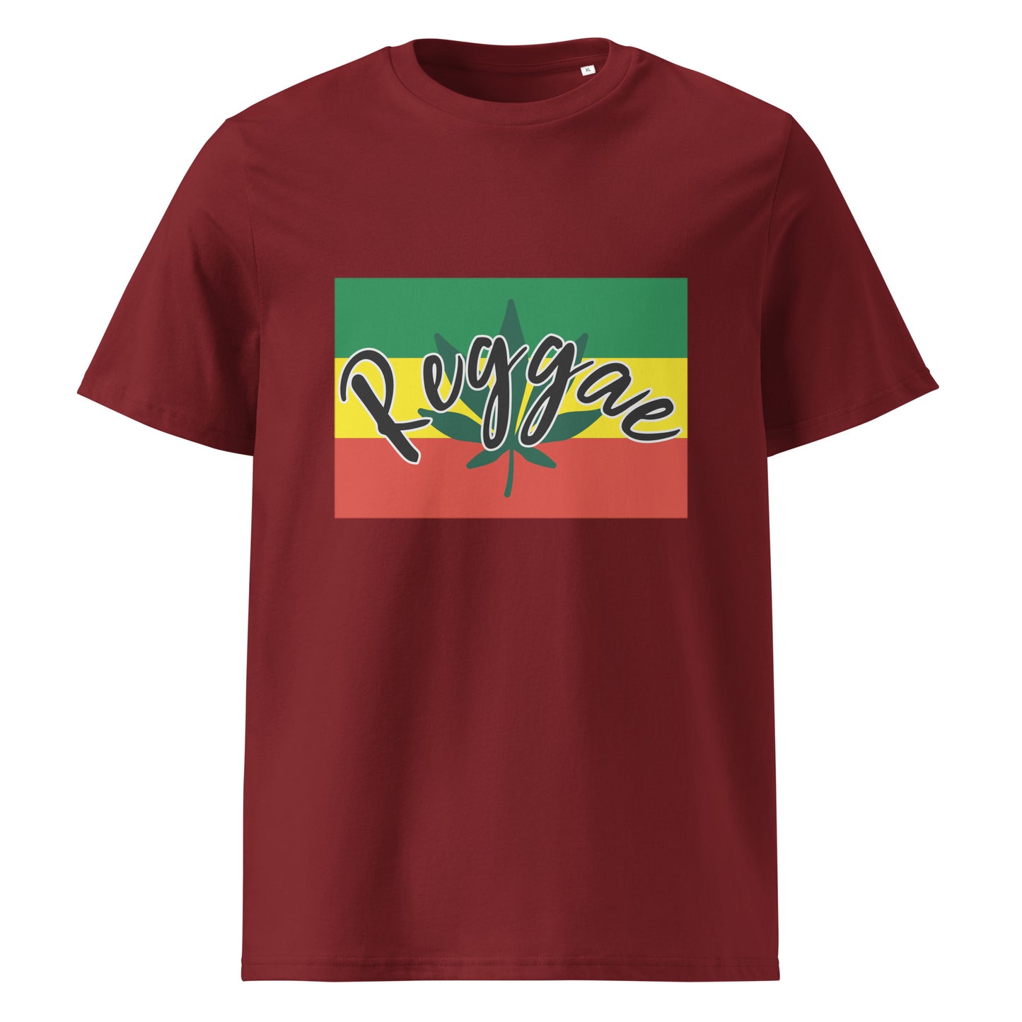 T-shirt unissexo em algodão orgânico. Reggae