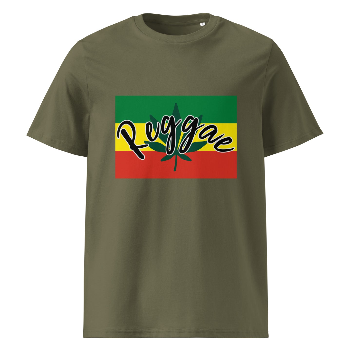 T-shirt unissexo em algodão orgânico. Reggae