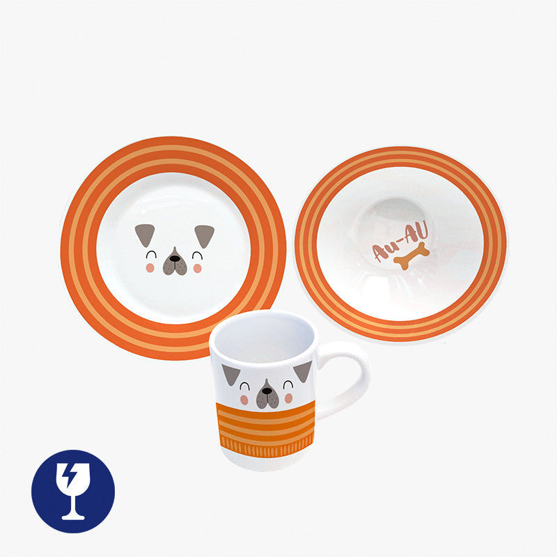 Set Vajilla Infantil 3 Piezas | Modelos Surtidos