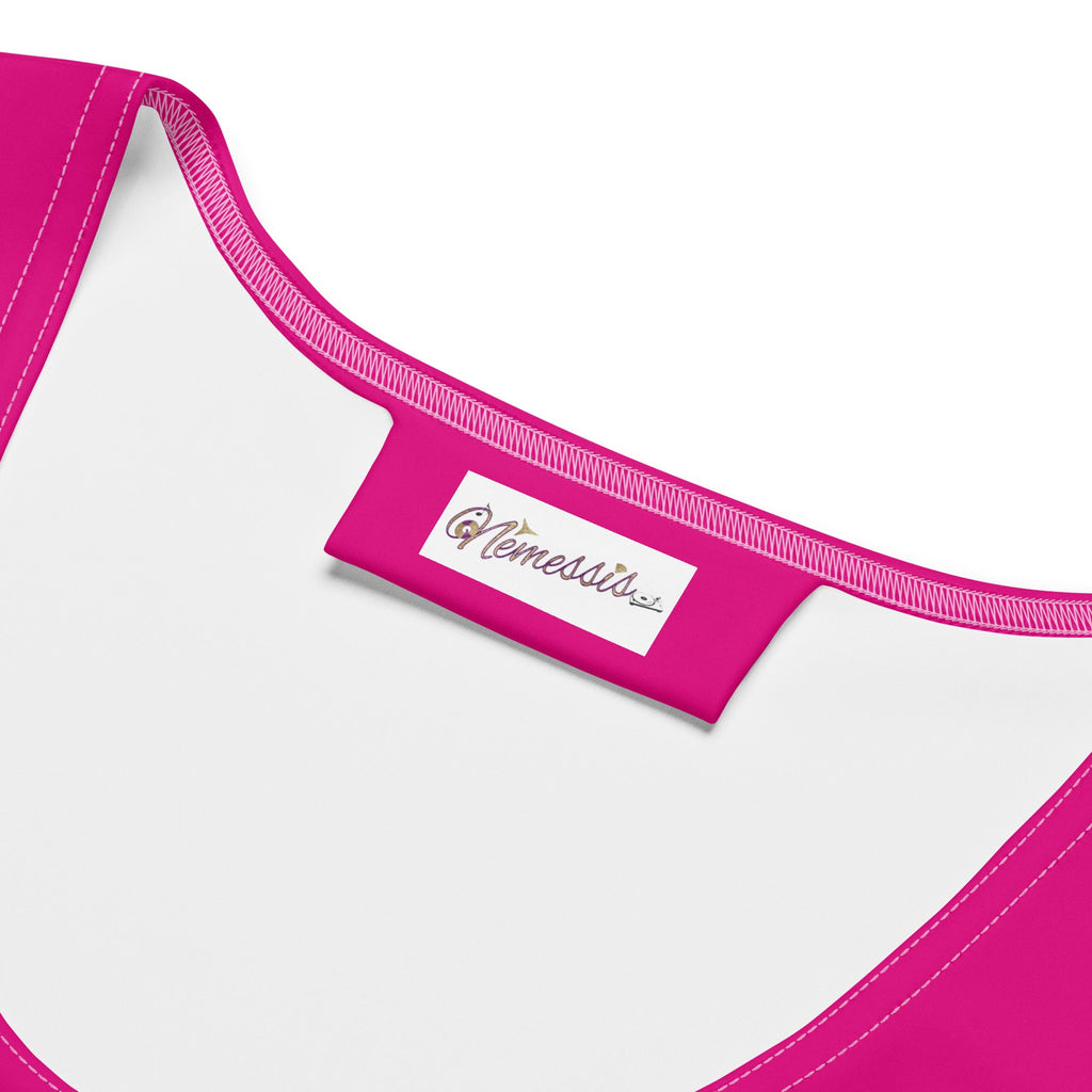 Vestido rosa HARDCORE Gabber de entalle ajustado - Nemessis Shop®