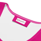 Vestido rosa HARDCORE Gabber de entalle ajustado - Nemessis Shop®