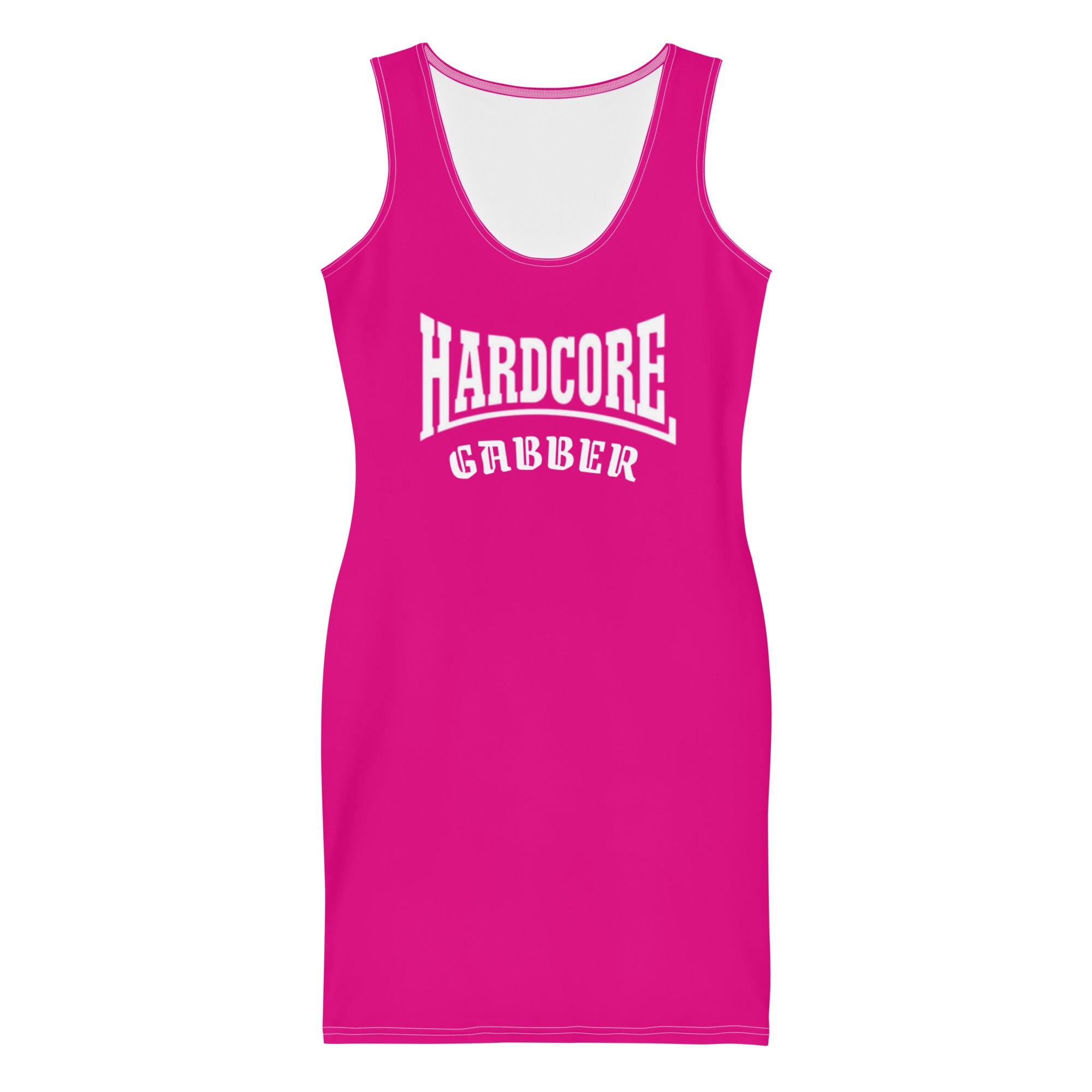 Vestido rosa HARDCORE Gabber de entalle ajustado - Nemessis Shop®