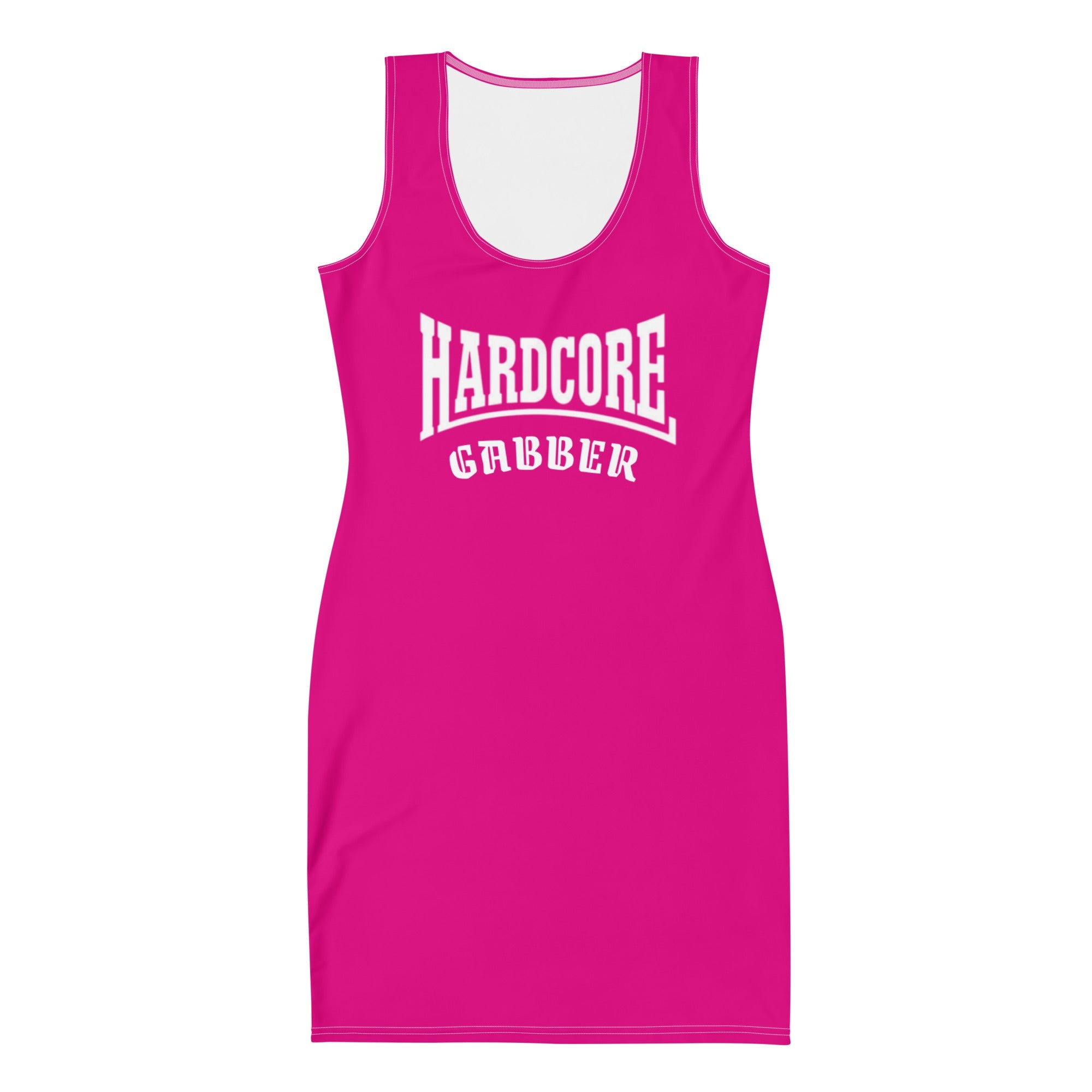 Vestido rosa HARDCORE Gabber de entalle ajustado - Nemessis Shop®