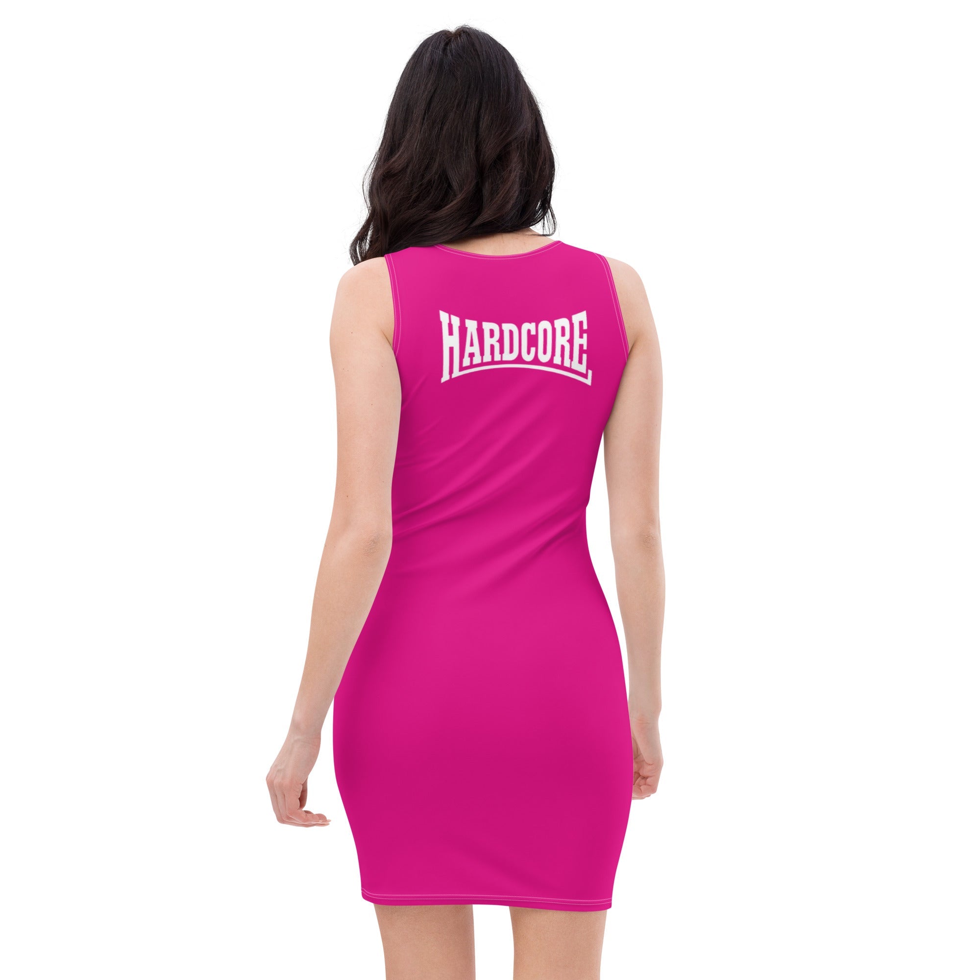 Vestido rosa HARDCORE Gabber de entalle ajustado - Nemessis Shop®