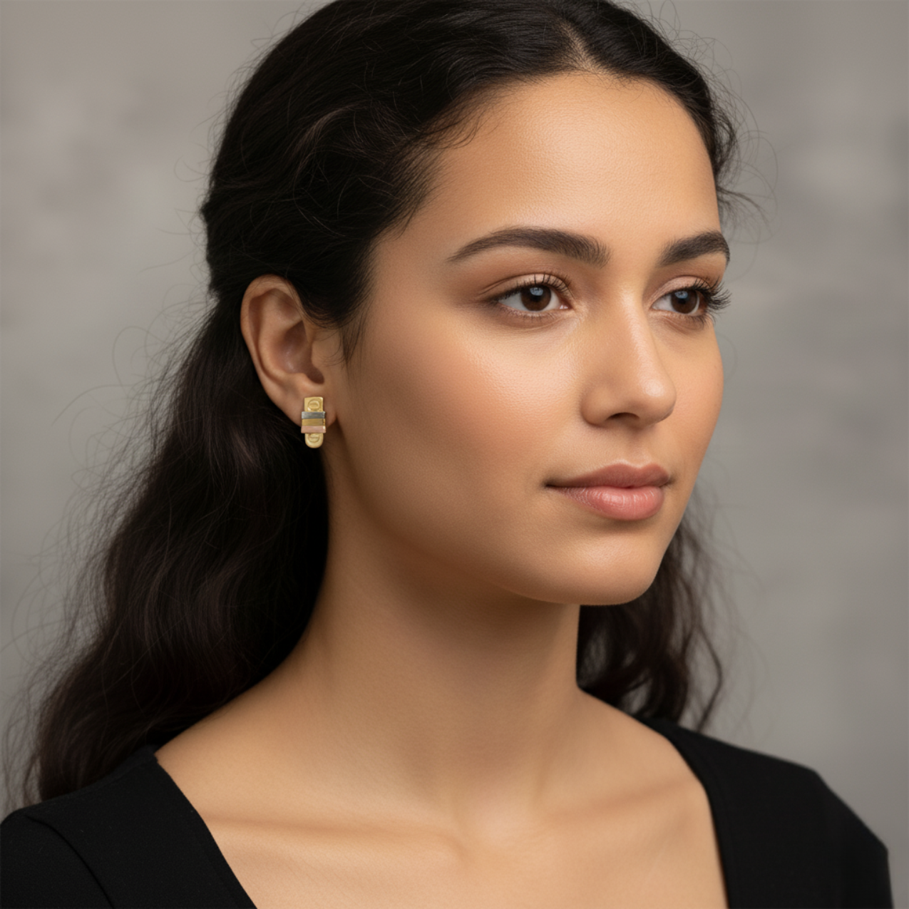 Conjunto de Diseño Urbano Tricolor - Acero (Oro, Plata y Oro Rosa)