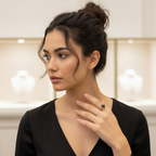 Conjunto de Lujo Trébol de la Suerte Negro (Collar Y) - Acero Bañado en Oro 18K