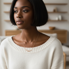 Collar Nœud Rosé