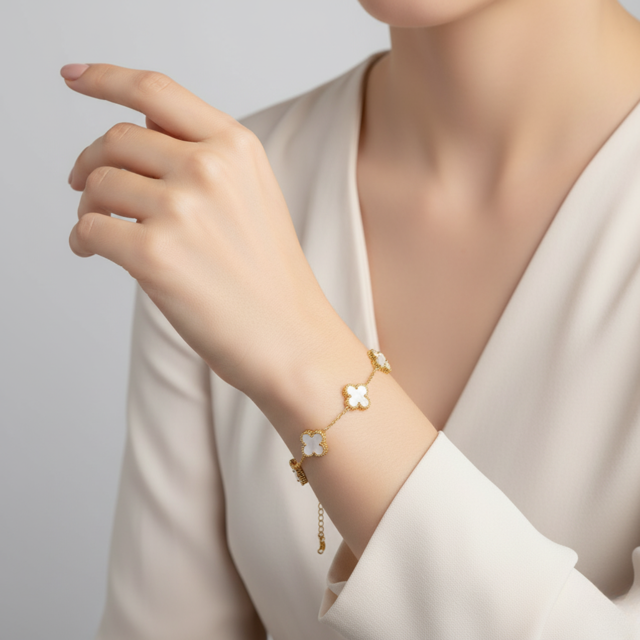 Conjunto Trébol Nacre Signature