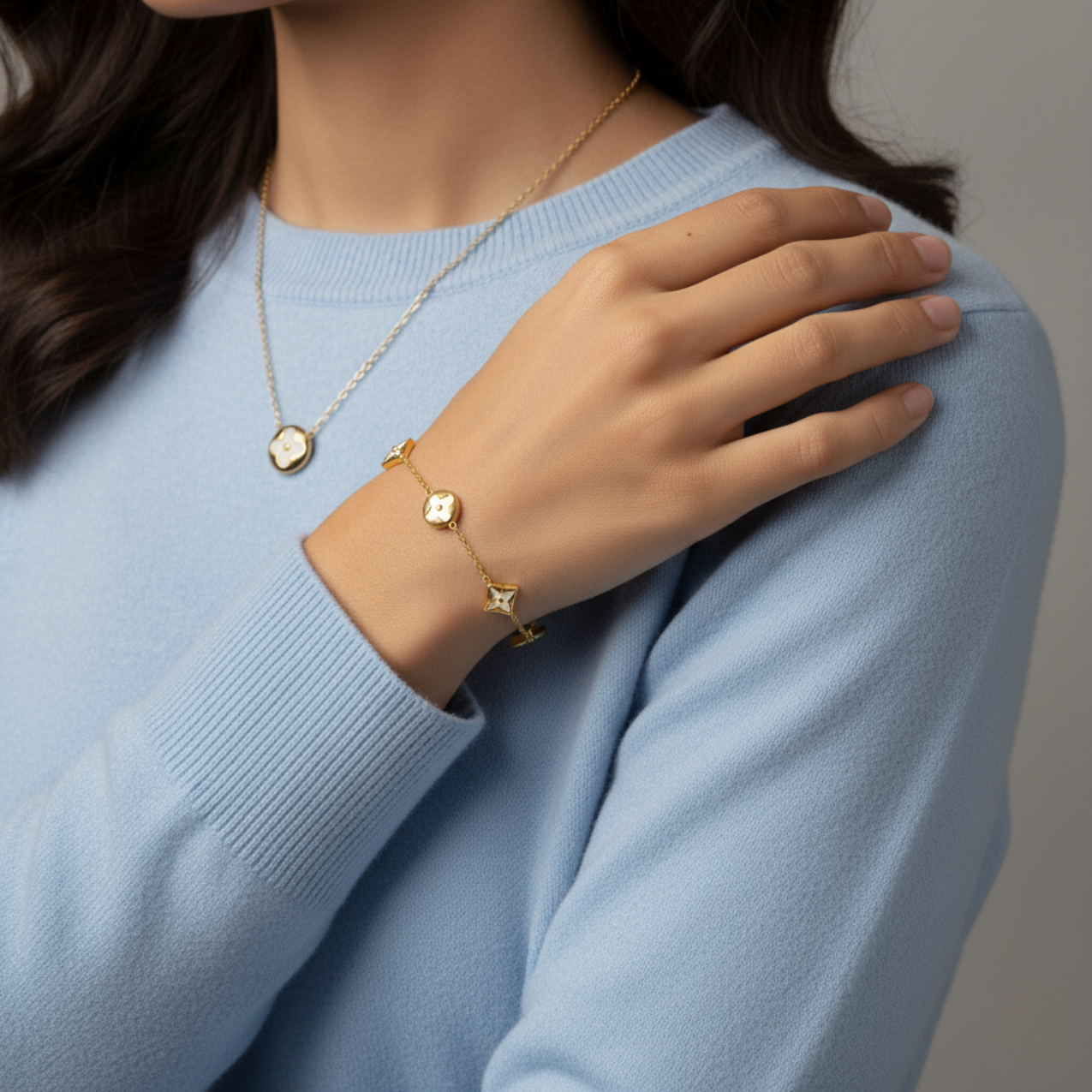 Conjunto Ivory Clover Allure