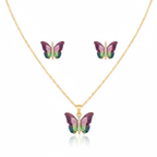 Conjunto de Collar y Pendientes Rêve