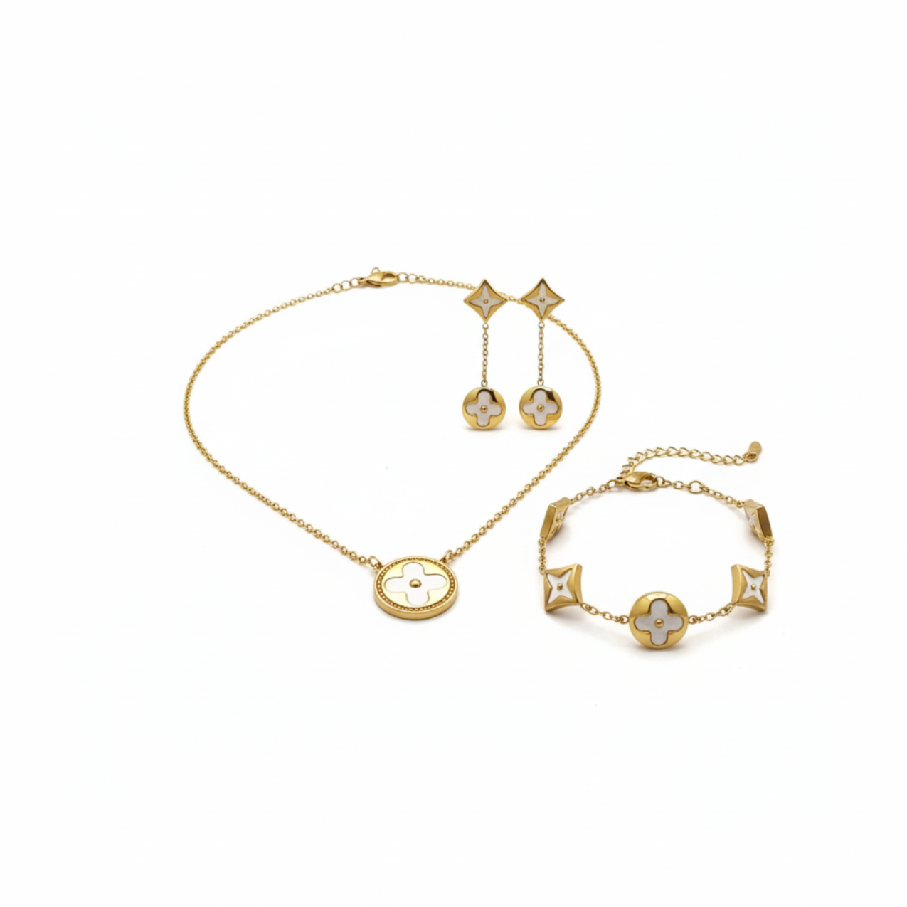 Conjunto Ivory Clover Allure