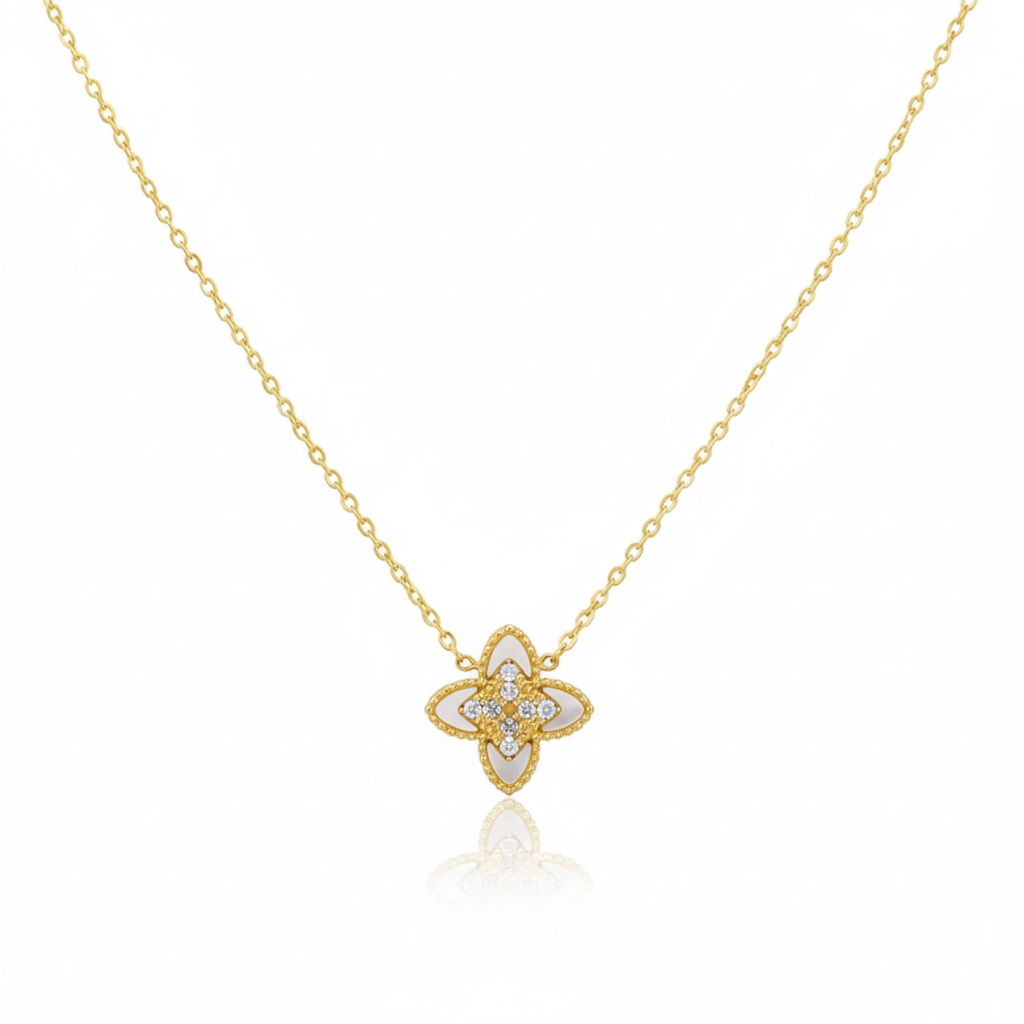 Collar Mystique Lumière Blanche