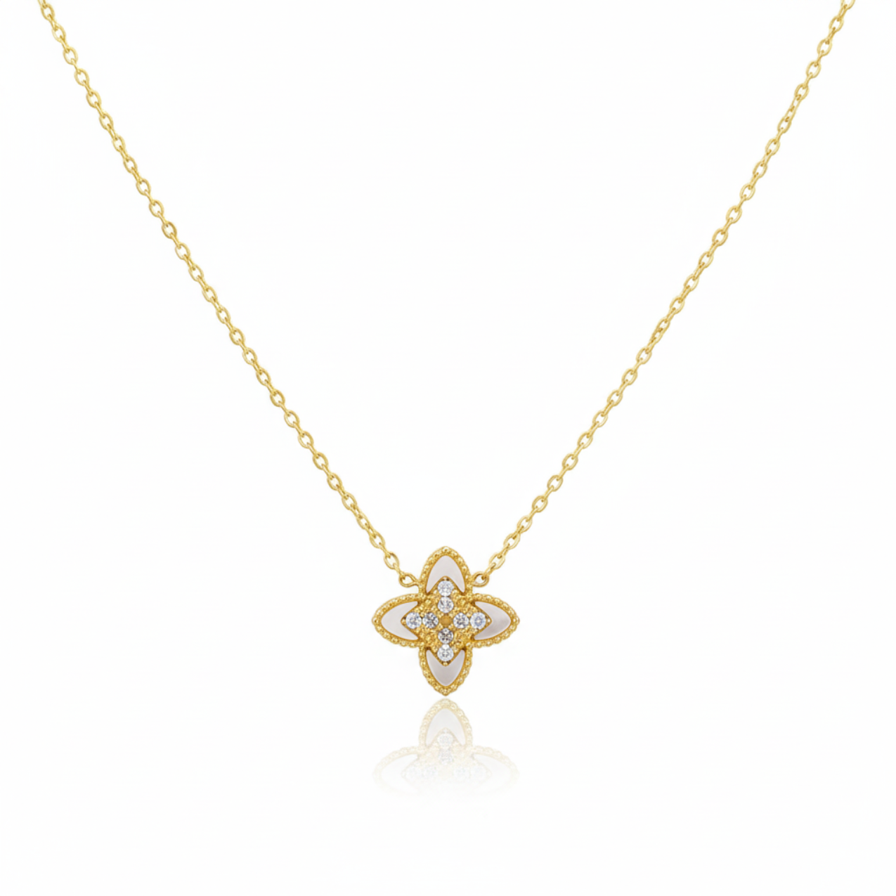 Collar Mystique Lumière Blanche