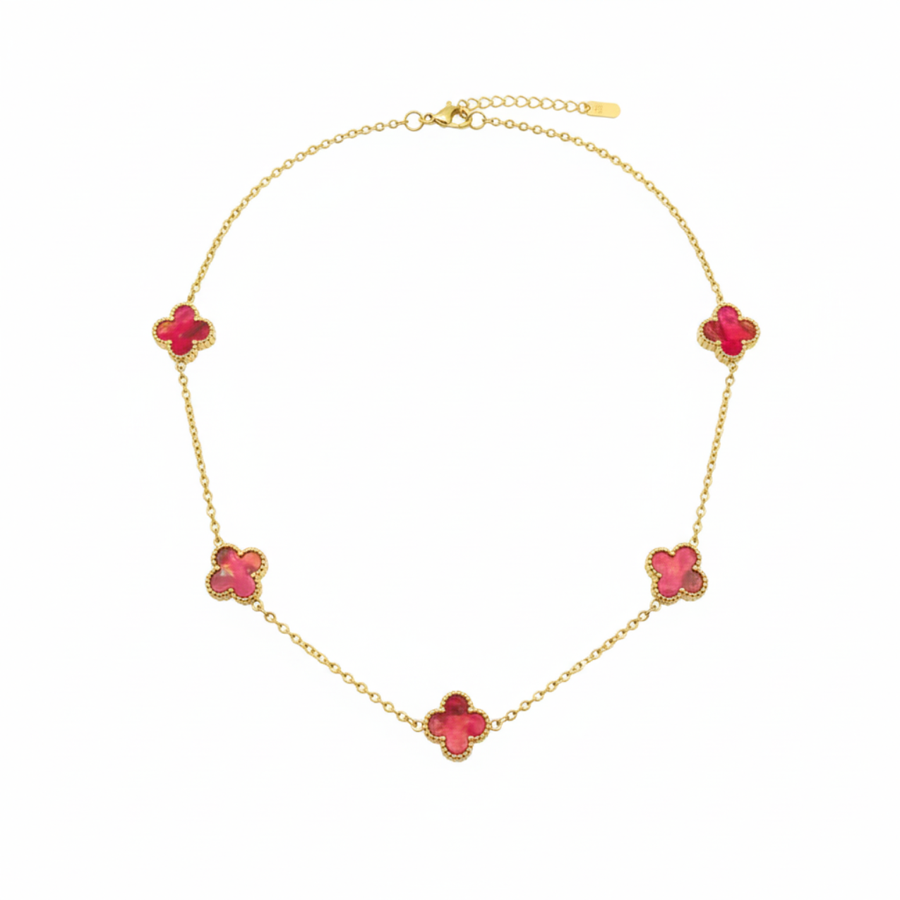 Collar Trébol Rouge Passion