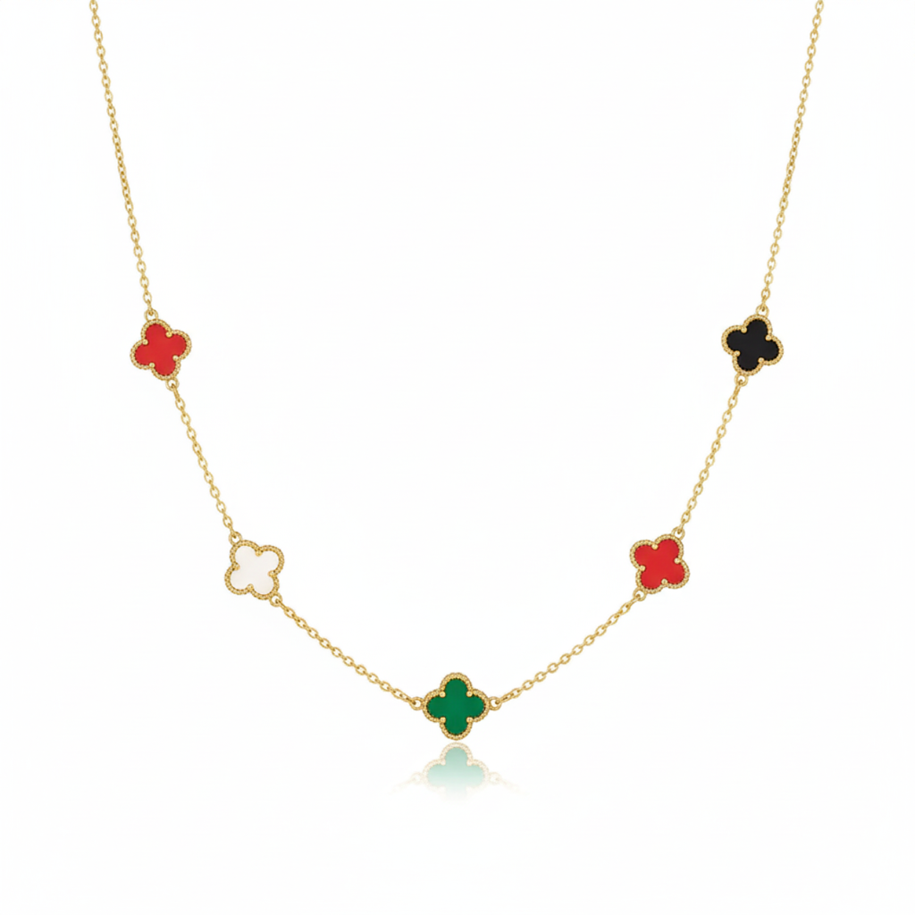 Collar Trèfle Multicolore