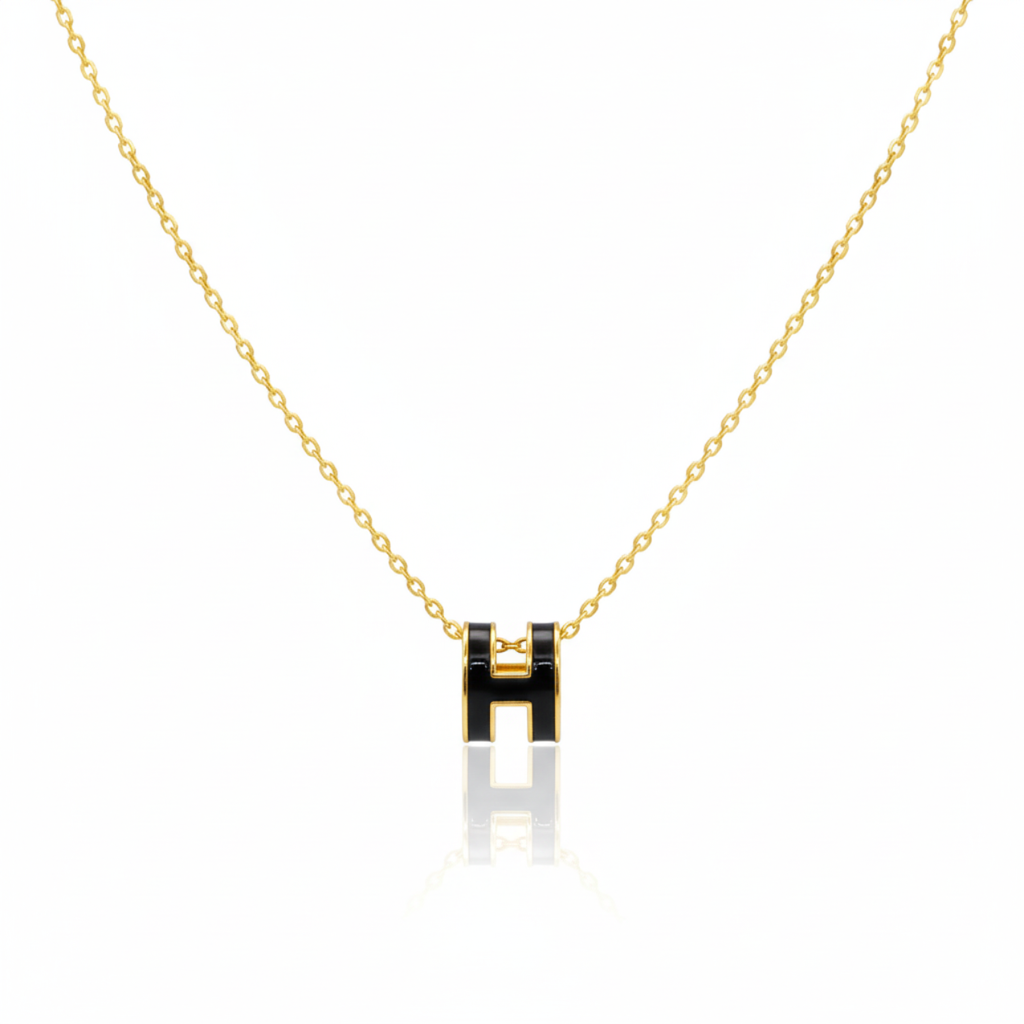 Collar & Pendienes Signature H de Elegancia Arquitectónica