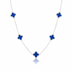 Collar Trébol Bleu Nuit