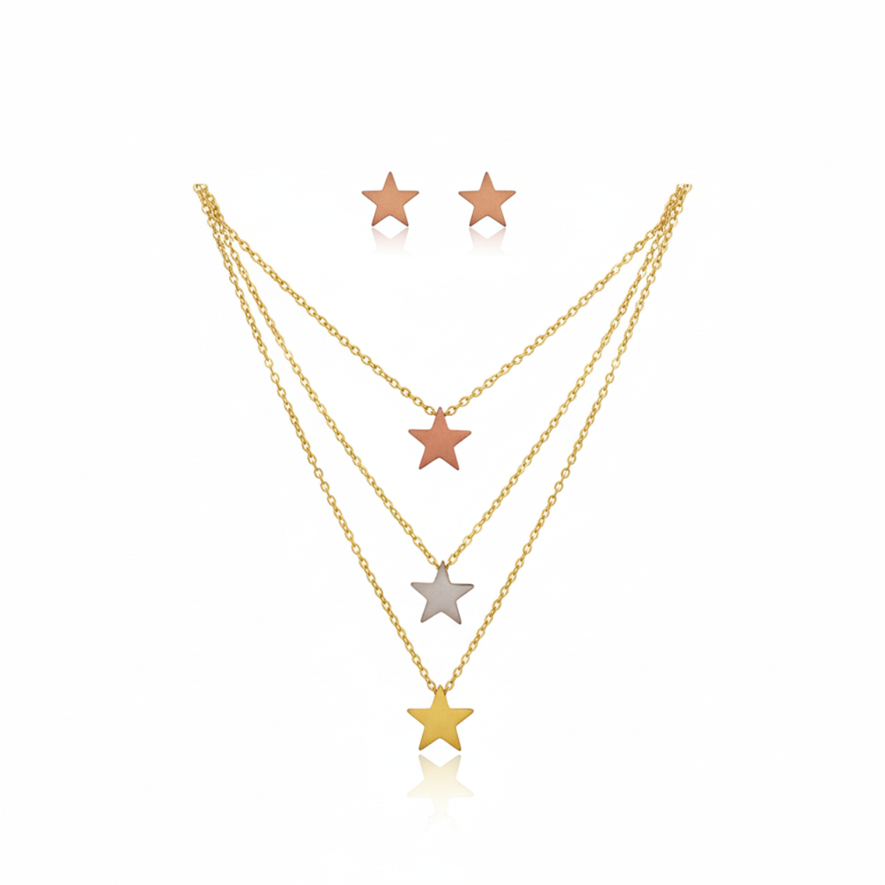 Conjunto Lumière Astrale con Motivos Estelares