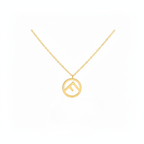 Collar Cercle d’Or Géométrique