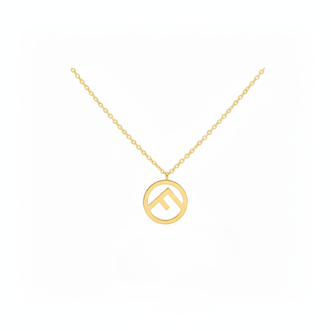 Collar Cercle d’Or Géométrique