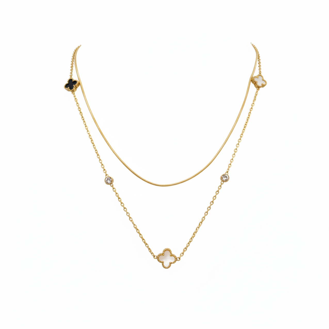 Collar Duo Mystic Clover