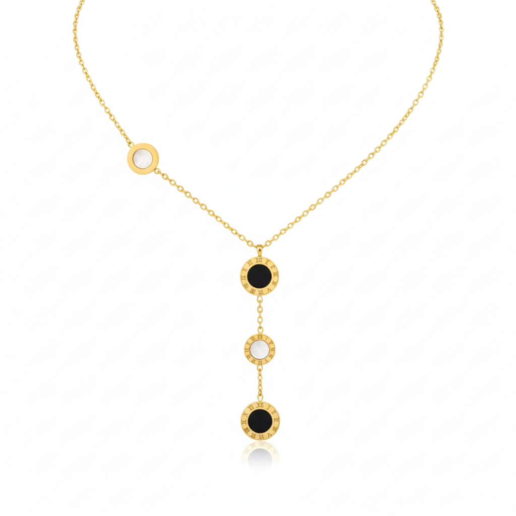 Collar Tempus Noir et Blanc