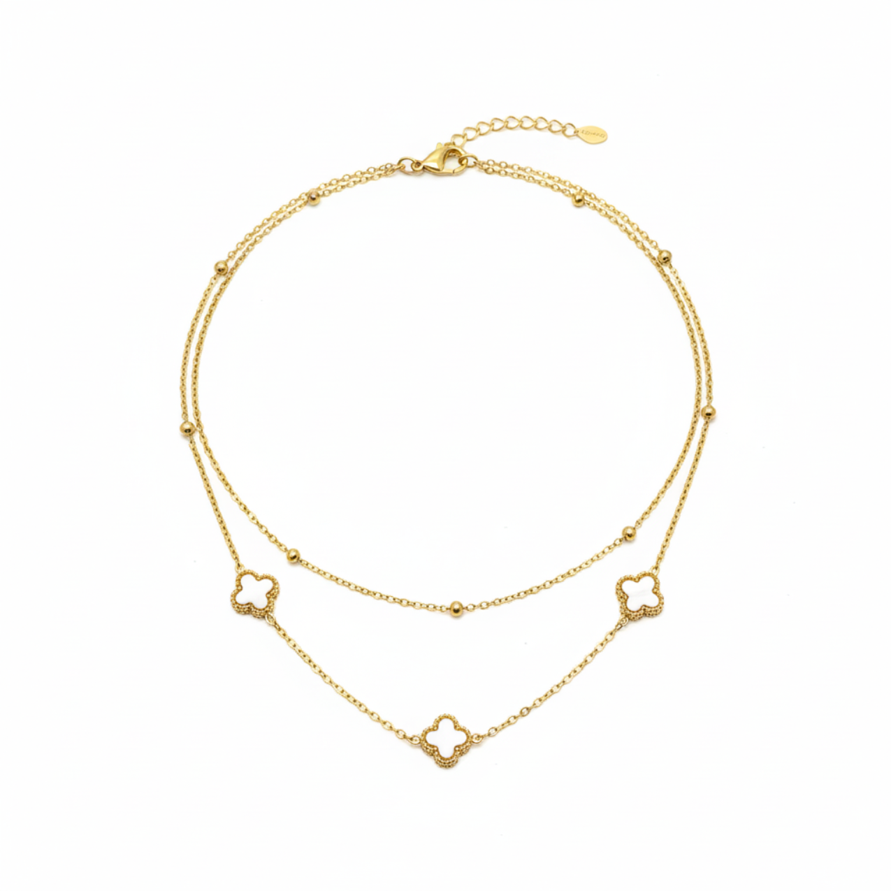 Collar Double Trèfle
