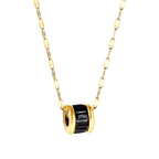 Collar Cylindre Noir