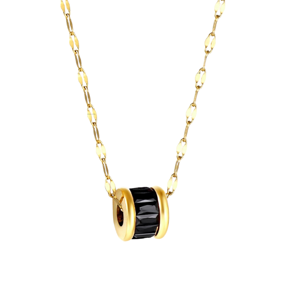 Collar Cylindre Noir