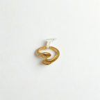 Anillo de Serpiente Ajustable - 100% Acero Bañado en Oro de 18K