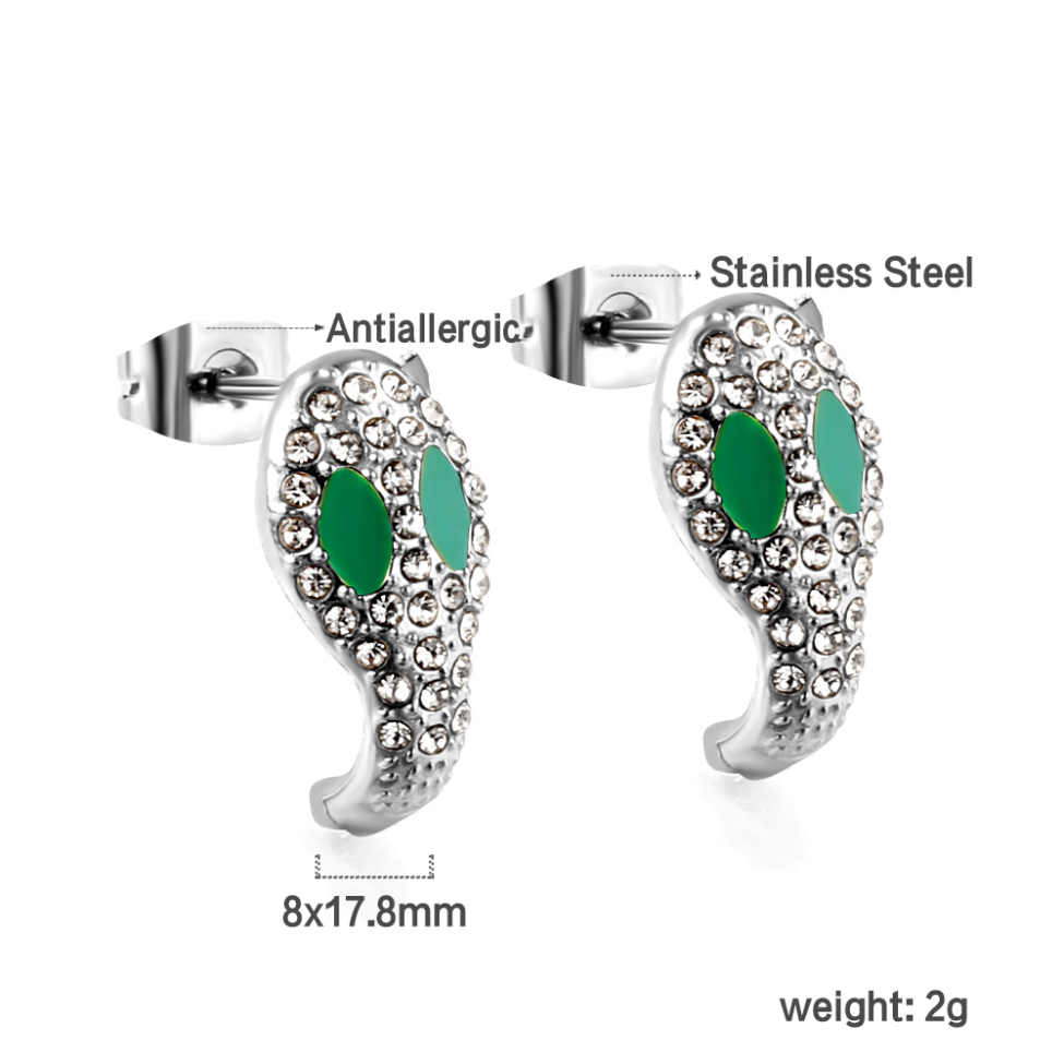 Pendientes L'Œil Exotique de Diseño Audaz