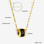 Collar Cylindre Noir