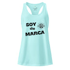 Soy de marca. Camiseta de tirantes ajustada para mujer