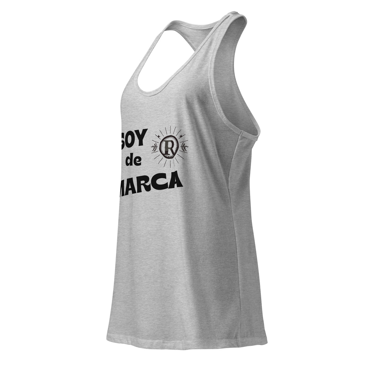 Soy de marca. Camiseta de tirantes ajustada para mujer
