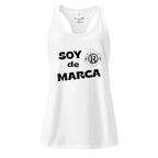 Soy de marca. Camiseta de tirantes ajustada para mujer